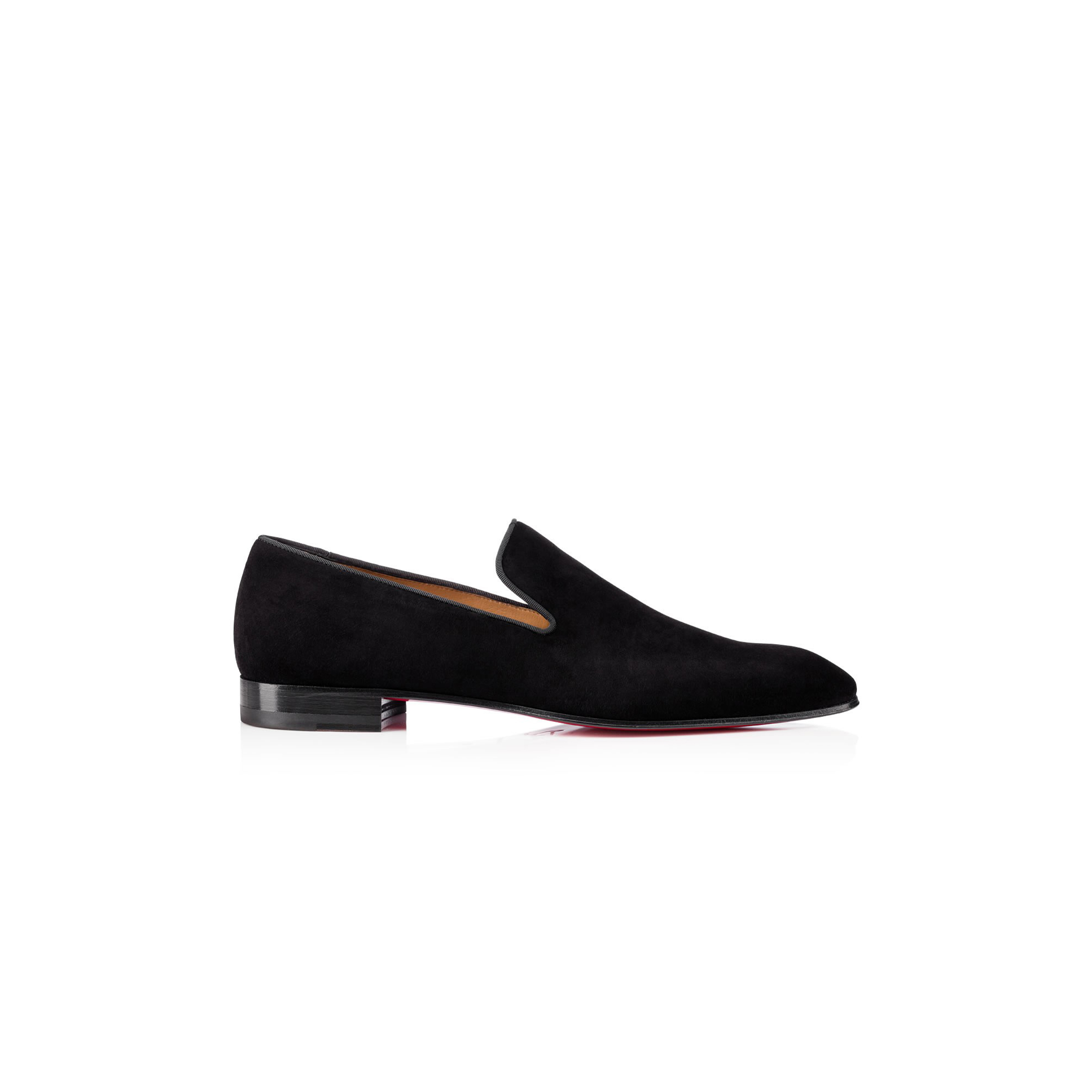 CHRISTIAN LOUBOUTIN DANDELION LOAFERS VEAU VELOURS BLACK MEN 1151073BK01